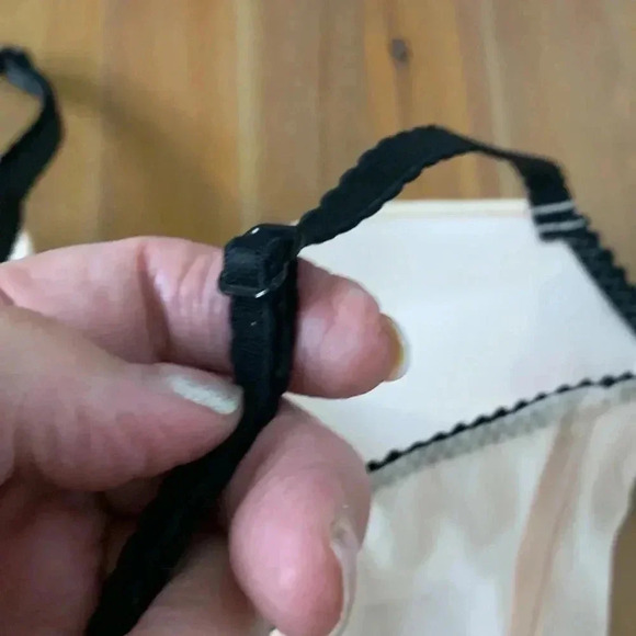 Victoria’s  Secret Pale Pink Boned Corset, Faux Front Lace Up, Side Zipper 34B - Picture 6 of 13